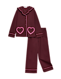 Pure Cotton Brunch Club Pyjamas (6-16 Yrs)