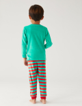Velour Christmas Elf Pyjamas (1-7 Yrs)