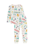 Pure Cotton Christmas Decoration Pyjamas (1-16 Yrs)