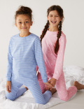2pk Pure Cotton Star & Striped Pyjama Sets