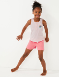 2pk Cotton Short Pyjama Sets (6-16 Yrs)