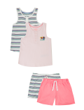 2pk Cotton Short Pyjama Sets (6-16 Yrs)