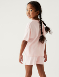 2pk Cotton Rich Banana Short Pyjama Sets