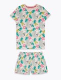 Cotton Animal Print Short Pyjama Set (7-16 Yrs)
