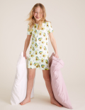 Cotton Avocado Short Pyjama Set