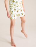 Cotton Avocado Short Pyjama Set