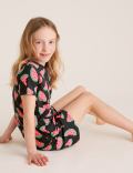 Cotton Watermelon Short Pyjamas (7-16 Yrs)
