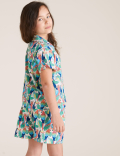 Cotton Parrot Print Short Pyjama Set