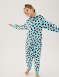 Fleece Leopard Onesie (6-16 Yrs)