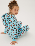 Fleece Leopard Onesie (6-16 Yrs)