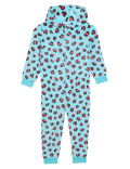 Fleece Leopard Onesie (6-16 Yrs)