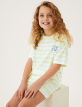 2pk Pure Cotton Tie Dye Short Pyjama Set (6-16 Yrs)