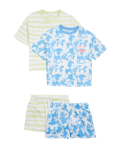 2pk Pure Cotton Tie Dye Short Pyjama Set (6-16 Yrs)
