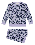 Velour Leopard Lounge Pyjama Set