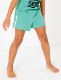 Cotton Snoopy™ Print Short Pyjamas (6-16 Yrs)