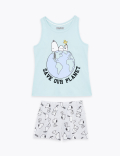 Cotton Snoopy™ Short Pyjama Set (6-16 Yrs)