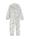 Fleece Glow In The Dark Dinosaur Onesie (1-7 Yrs)