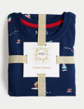 Pure Cotton North Pole Christmas Pyjamas (1-8 Yrs)
