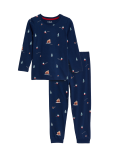 Pure Cotton North Pole Christmas Pyjamas (1-8 Yrs)