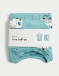KIDS COTTON RICH TRANSPORT PJ 1-8YRS