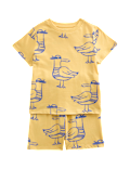 Kids' Pure Cotton Seagull Short Pyjamas (1-8 Yrs)