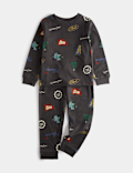 Pure Cotton Badge Pyjamas (1-16 Yrs)