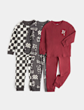 3 Pack Skateboard Graphic Pyjama Sets (1-16 Yrs)