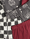 3 Pack Skateboard Graphic Pyjama Sets (1-16 Yrs)