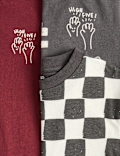 3 Pack Skateboard Graphic Pyjama Sets (1-16 Yrs)
