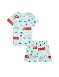 Pure Cotton Transport Glow In The Dark Pyjamas (1-8 Yrs)