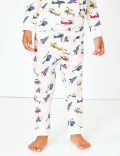 Aircraft Print Pyjama Set