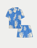 Cotton Rich Palm Print Pyjamas (1-16 Yrs)