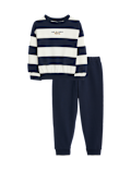 Cotton Rich Striped Pyjamas (1-8 Yrs)