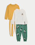 2pk Dog Graphic Pyjama Set (1-8 Yrs)