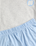 Pure Cotton Car Graphic Pyjamas (12 Mths - 8 Yrs)
