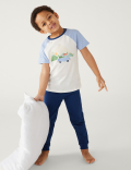 3pk Pure Cotton Camping Pyjama Sets