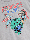 KIDS 2PK COTTON RICH MARVEL TM PJ 1-12YR
