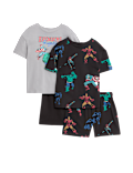 KIDS 2PK COTTON RICH MARVEL TM PJ 1-12YR