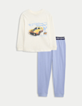 Pure Cotton Hot Wheels&trade; Pyjamas (2-8 Yrs)