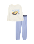 Pure Cotton Hot Wheels&trade; Pyjamas (2-8 Yrs)
