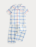 Woven Checked Revere Pyjamas (9 Mths-8 Yrs)