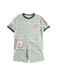Kids' Striped Badge Short Pyjamas (1-8 Yrs)