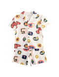 Kids' Pure Cotton Patterned Short Pyjamas (1-8 Yrs)