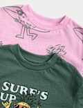 2 Pack Surf Graphic Pyjama Sets (1-8 Yrs)