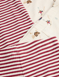 2 Pack Cotton Ski Stripe Pyjama Sets (1-8 Yrs)