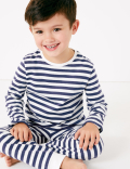 3 Pack Cotton Striped Pyjama Sets (1-7 Yrs)