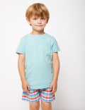 2 Pack Cotton Shark Short Pyjama Sets (1-7 Yrs)