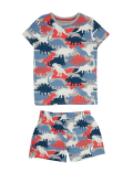 Cotton Dinosaur Short Pyjama Set (1-7 Yrs)