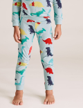 Cotton Rich Dinosaur Print Pyjama Set