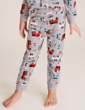 Cotton Rich Fire Engine Pyjama Set (1-7 Yrs)